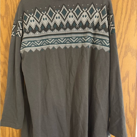 Woman’s Element Eden Swingy Cardigan.Geometric Design . Size Large Cozy, Comfort - Picture 9 of 13